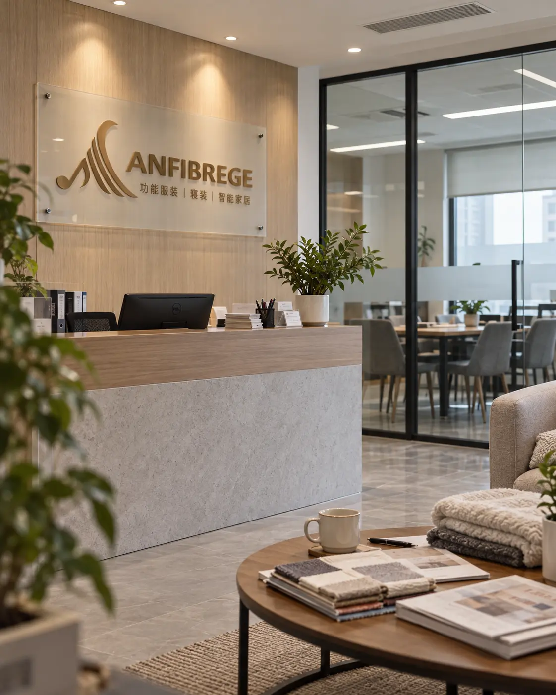 ANFIBREGE 青岛办公室接待空间